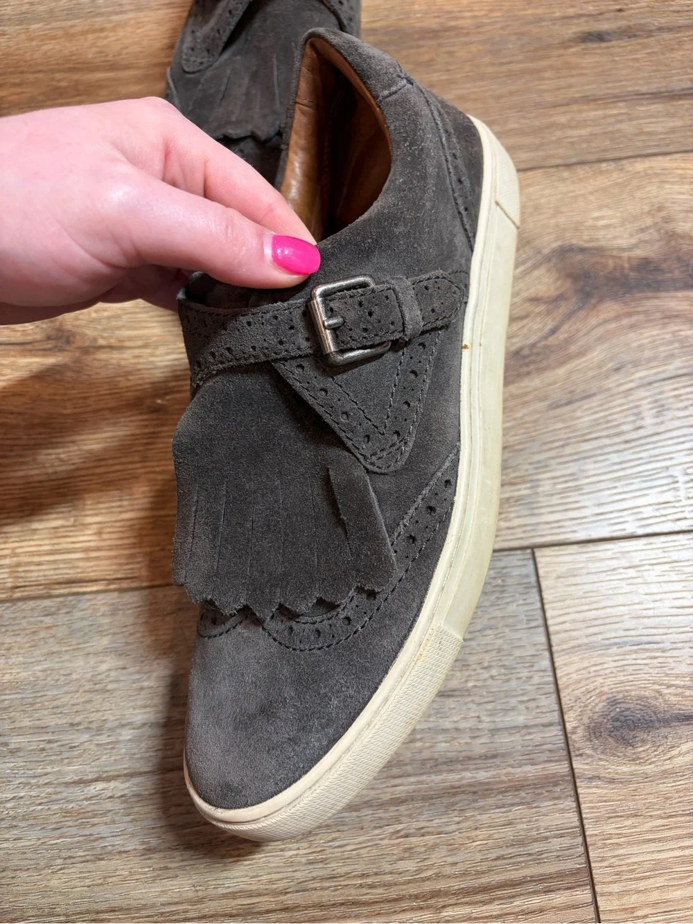 Frye Gemma Kiltie chic slip-on sneaker